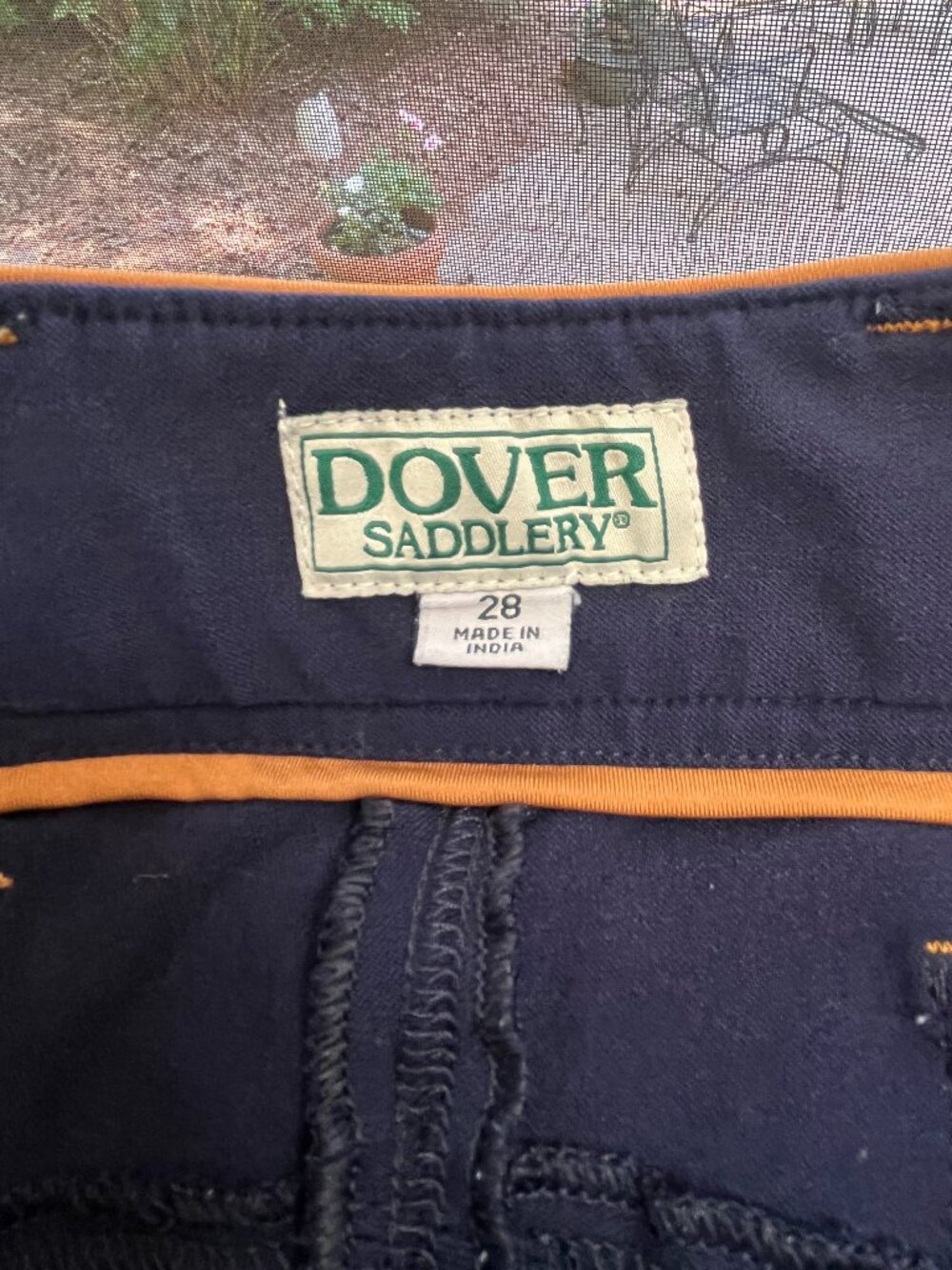 Navy Blue Riding Breeches, by Dover Saddlery - Size 28 - Picture 3 of 3
